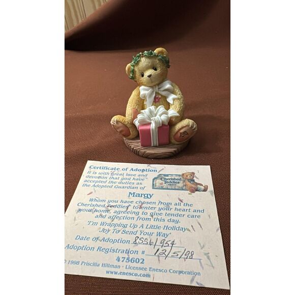Lot of 7 Cherished Teddies Christmas Figurines Vintage - Picture 3 of 9